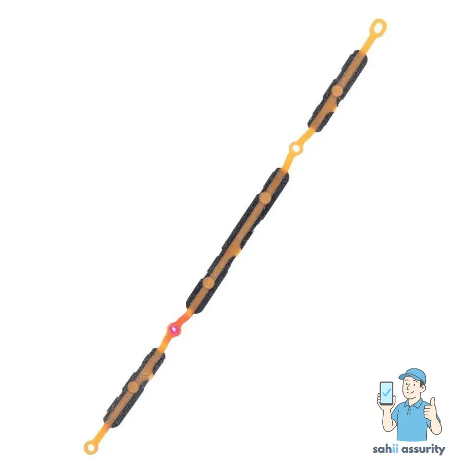 Volume Side Button Outer for Motorola Moto E7 Power Blue thumbnail